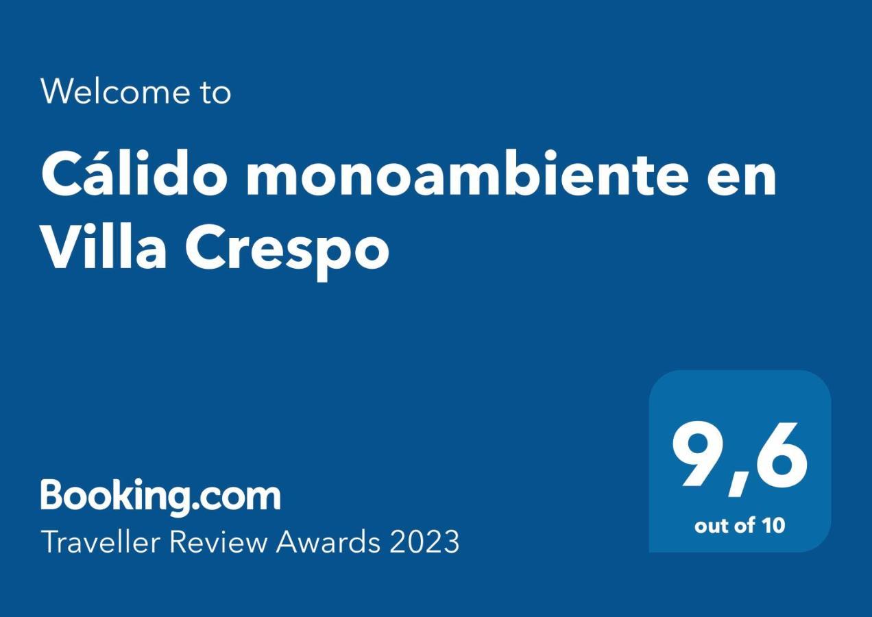 Calido Monoambiente En Villa Crespo Buenos Aires Exterior foto